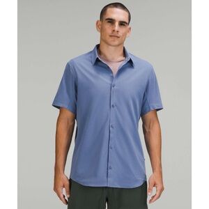 Lululemon Airing Easy Short Sleeve Shirt in Water Drop